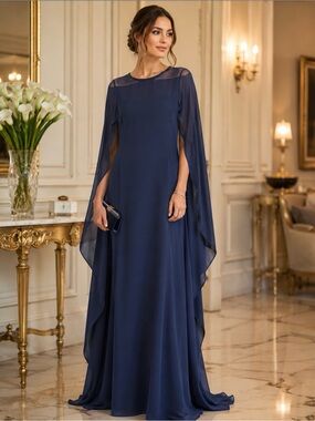 ralph lauren evening dresses navy blue Lauren Ralph Lauren Women's Chain-Trim Jersey Gown